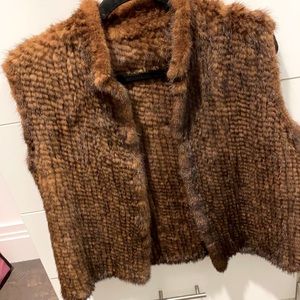 Custom made women’s fur vest